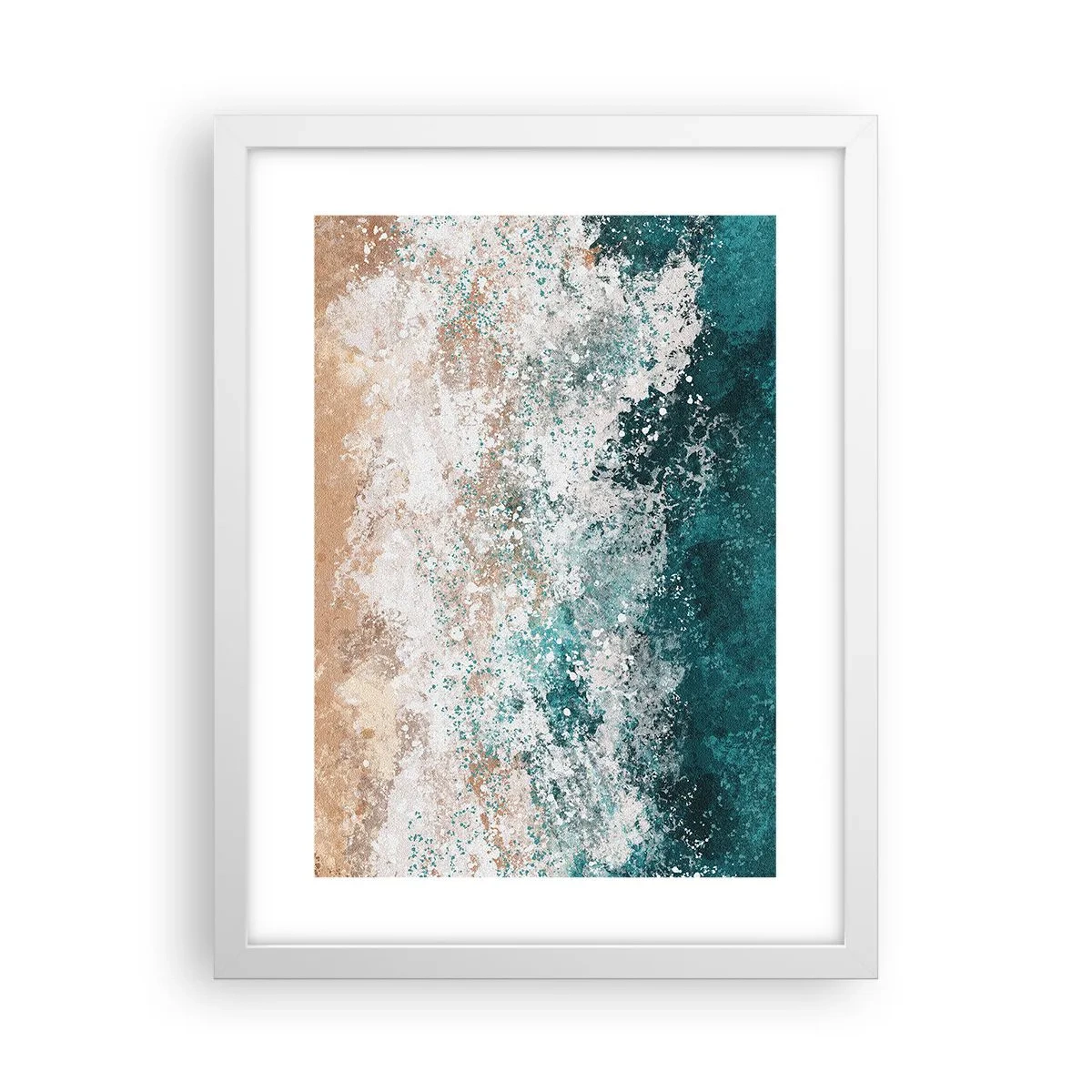 Affisch i vit ram - Berättelser från havet - 30x40 cm