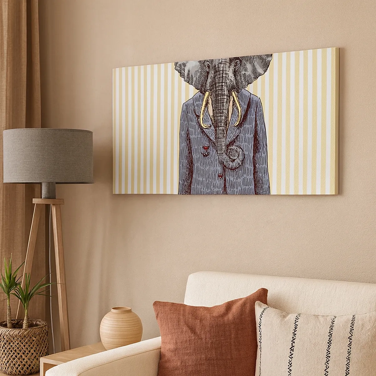 Canvastavla - Bild på duk - Elegant ur naturen - 30x30 cm