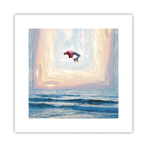 Affisch - Till en annan dimension - 30x30 cm