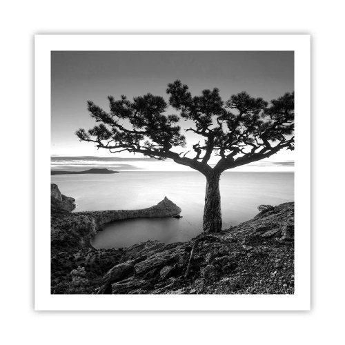 Affisch - Ro enda fram till horisonten - 60x60 cm