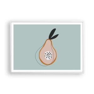 Affisch i vit ram - Att tränga in i sakens natur - 100x70 cm