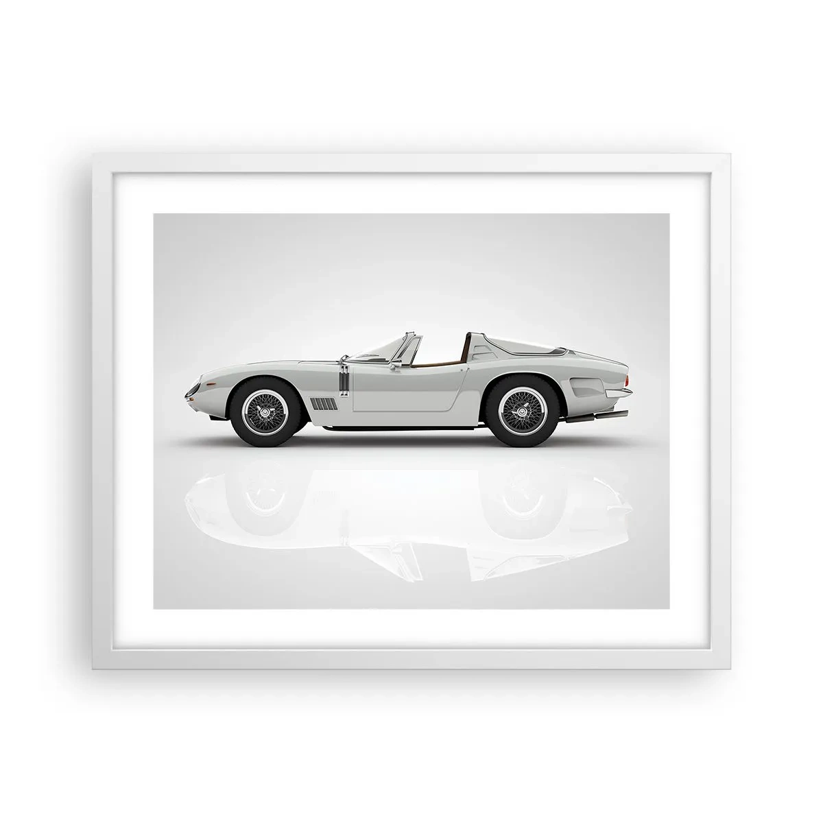 Affisch i vit ram - Ett löfte om lek - 50x40 cm