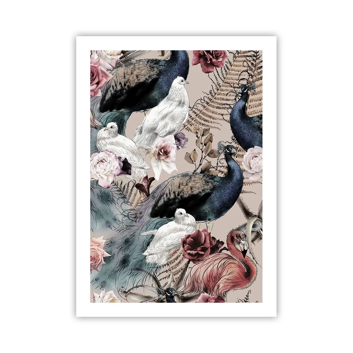 Affisch - I palatsträdgården - 50x70 cm