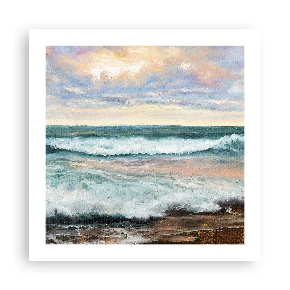 Affisch - Här kan du släta ut din själ - 50x50 cm