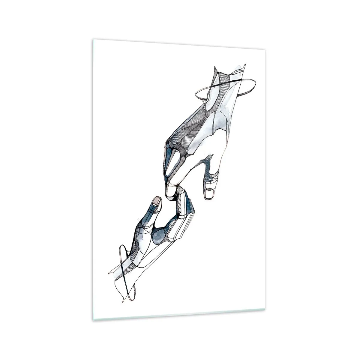 Glastavla - Bild på glas - God gest - 70x100 cm