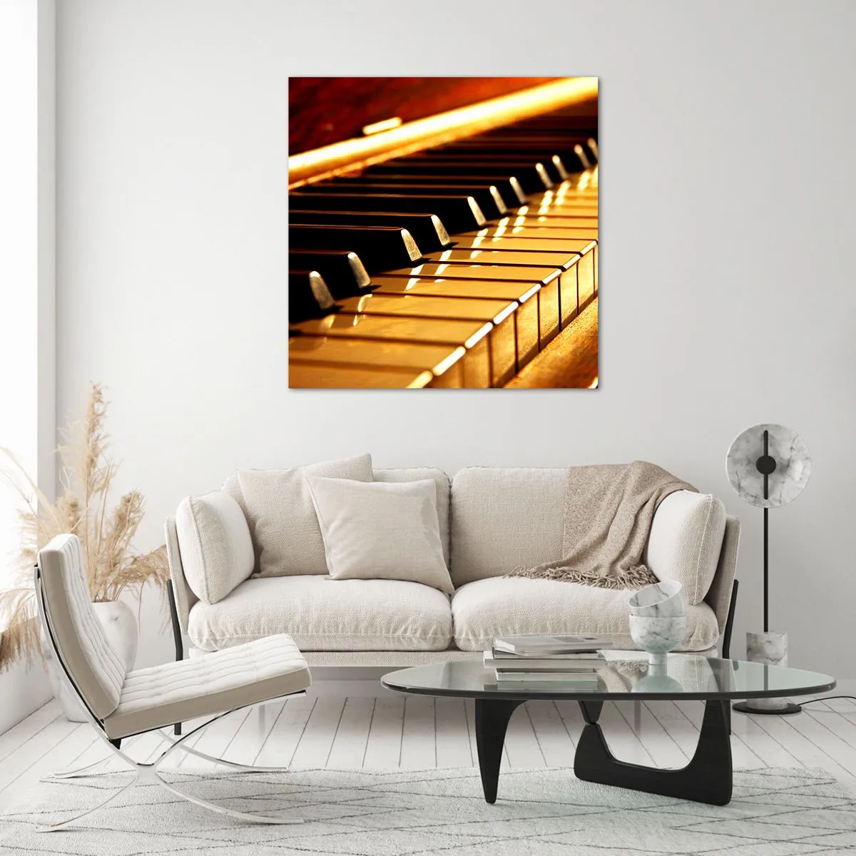 Glastavla - Bild på glas - Obegränsade möjligheter - 70x70 cm