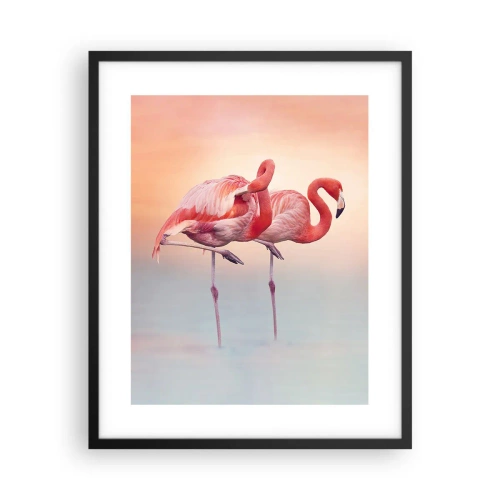 Affisch i svart ram - I solnedgångens färg - 40x50 cm