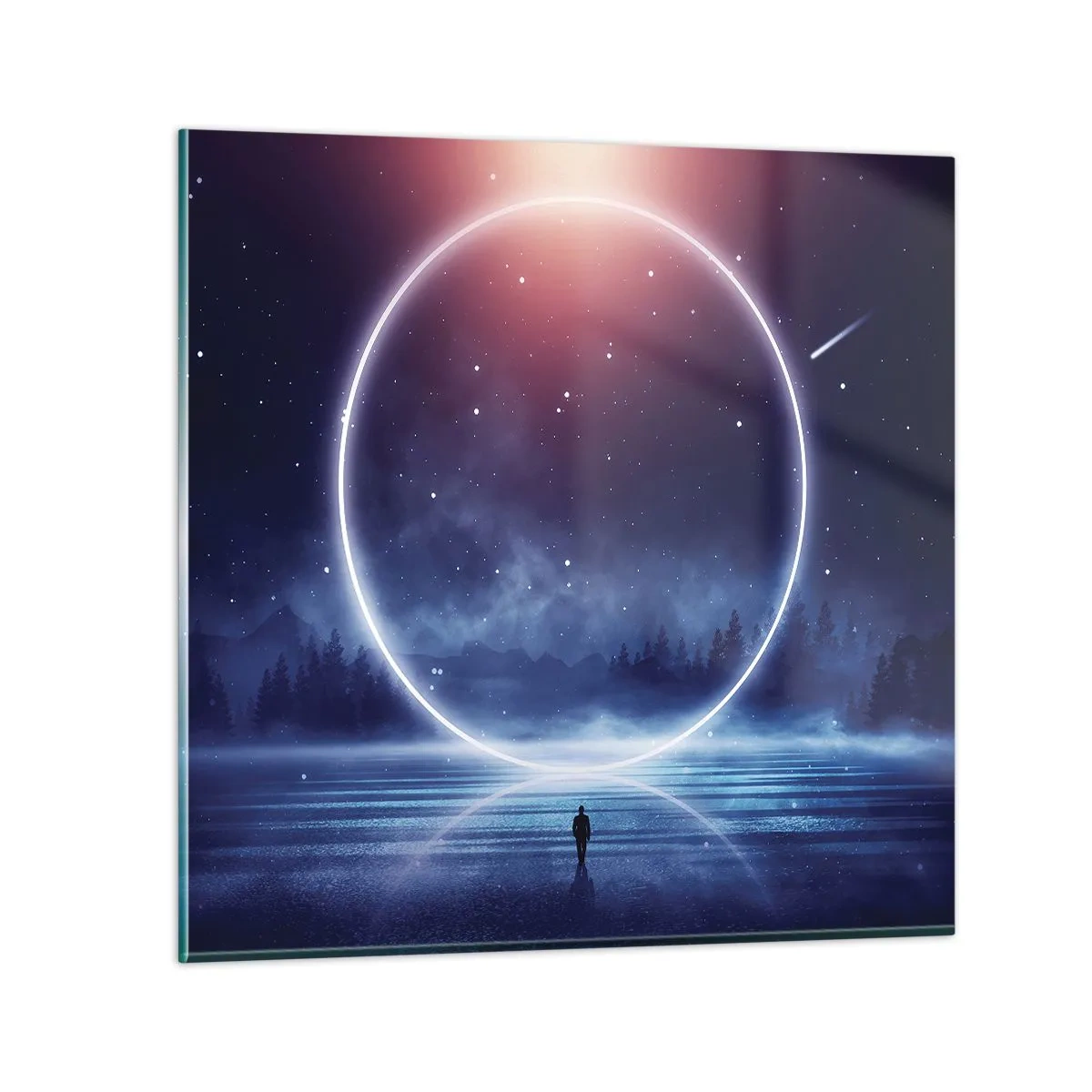 Glastavla - Bild på glas - De finns redan här... - 40x40 cm