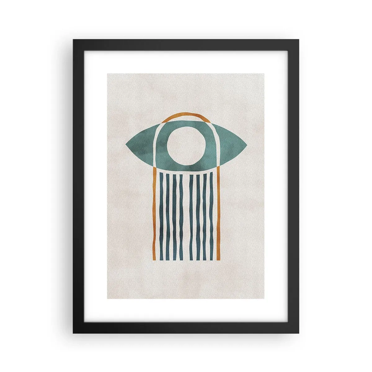 Affisch i svart ram - Tecken och ritualer - 30x40 cm