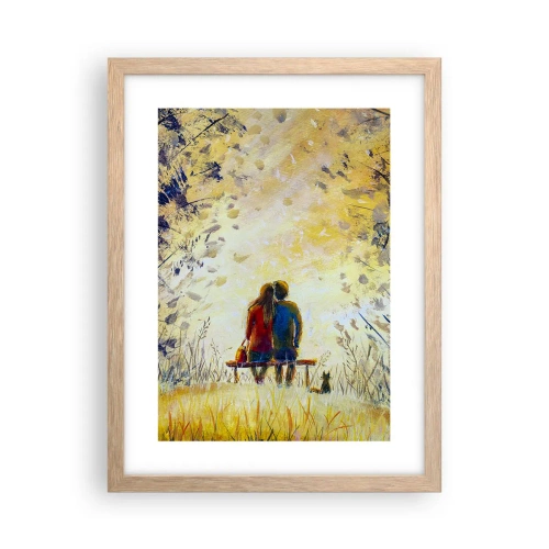 Affisch i ram av ljusek - Magisk stund - 30x40 cm