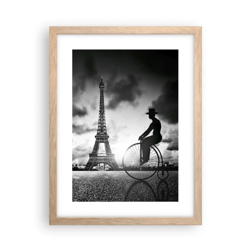 Affisch i ram av ljusek - Längtan efter Belle Epoque - 30x40 cm