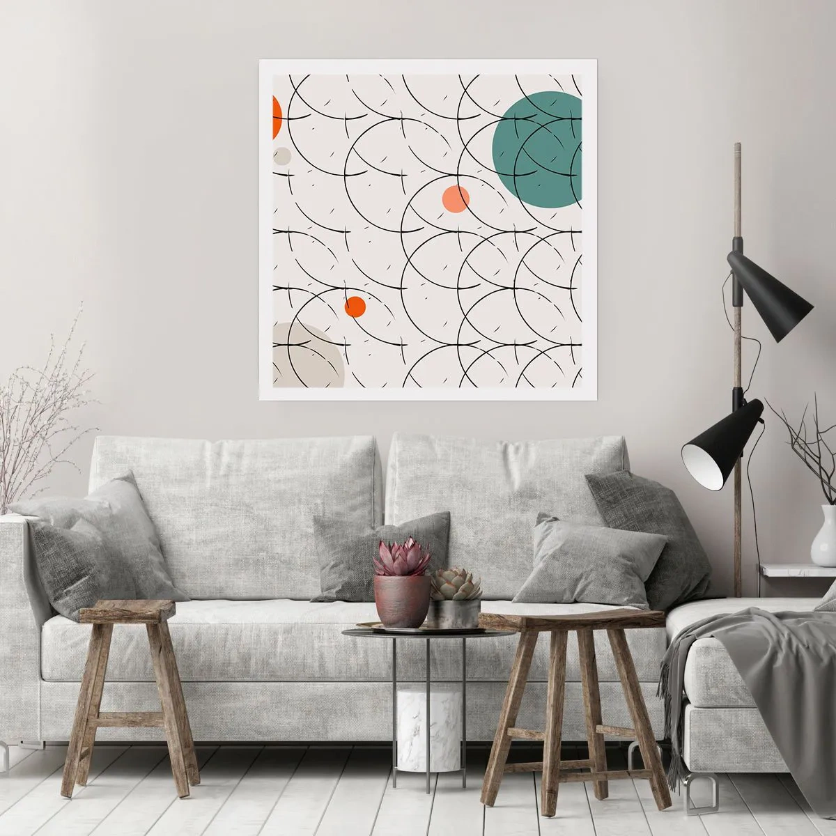 Affisch - I popkonstens anda - 40x40 cm