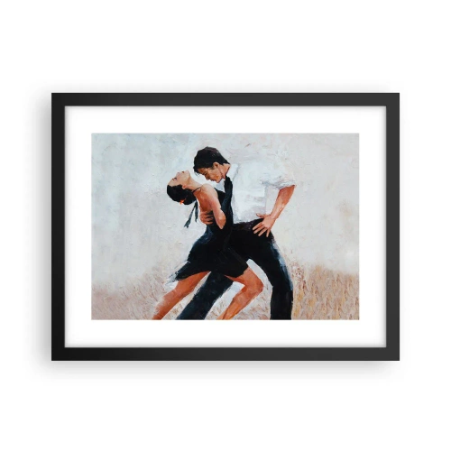 Affisch i svart ram - Mina drömmars tango - 40x30 cm