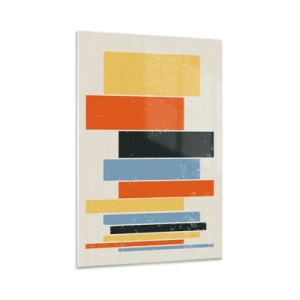 Glastavla - Bild på glas - Inspelning av musik - 80x120 cm