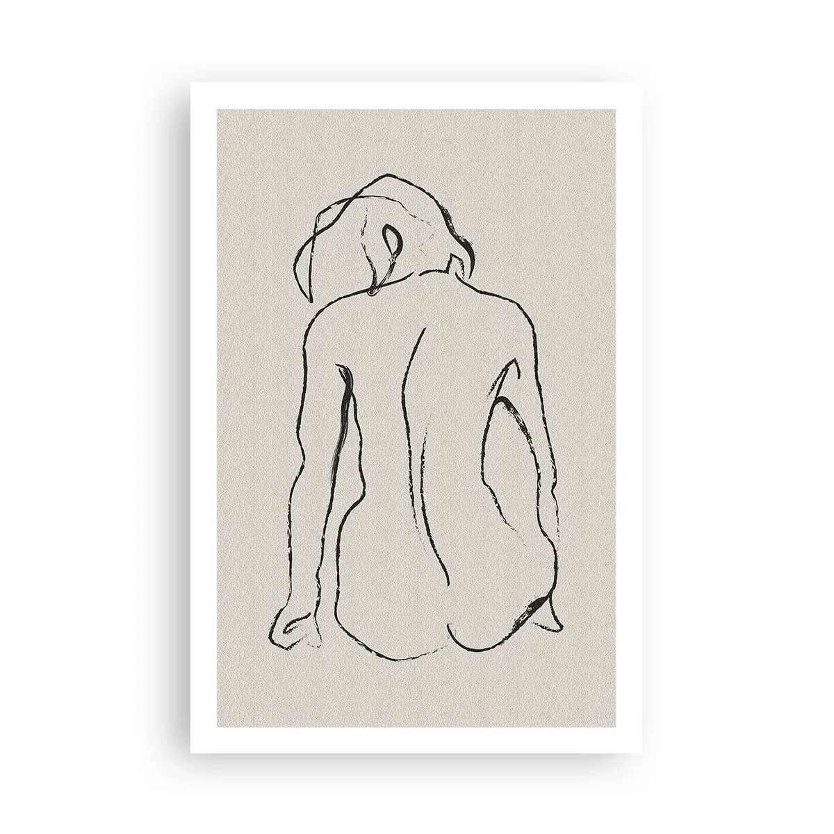 Affisch - Naken flicka - 61x91 cm