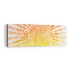 Canvastavla - Bild på duk - Solupp- och nedgångar - 90x30 cm