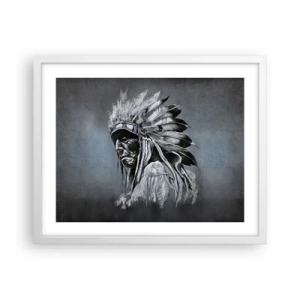 Affisch i vit ram - Tillbaka till rötterna - 50x40 cm