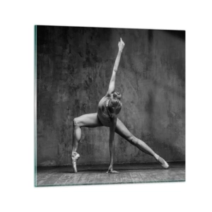 Glastavla - Bild på glas - Balansens ideal - 30x30 cm