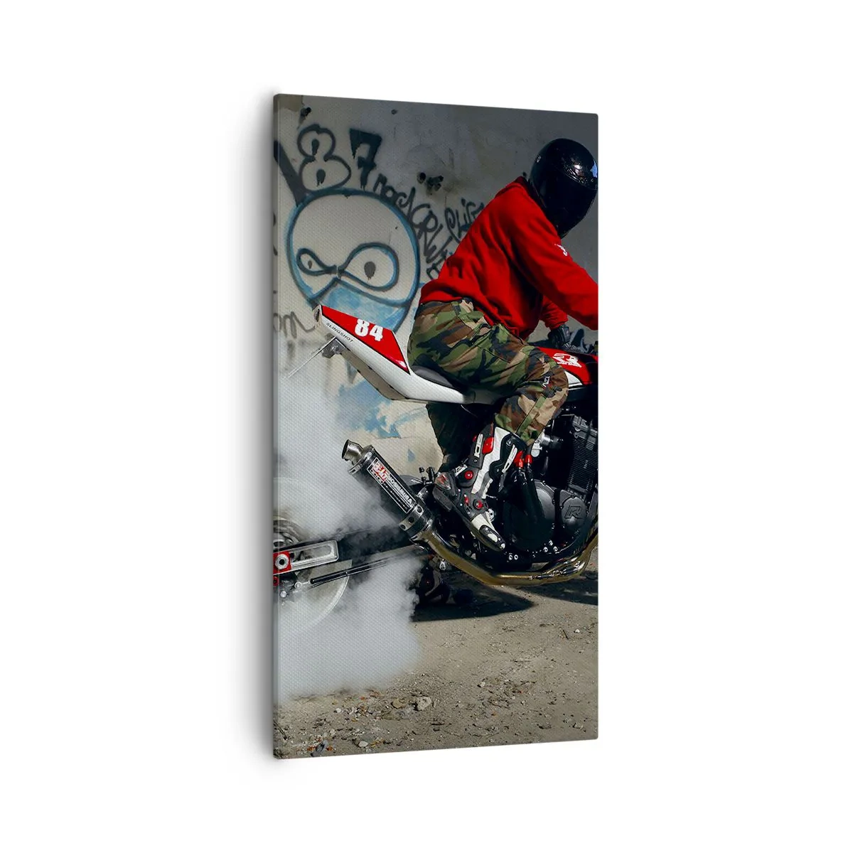 Canvastavla - Bild på duk - Jaga mig! - 55x100 cm