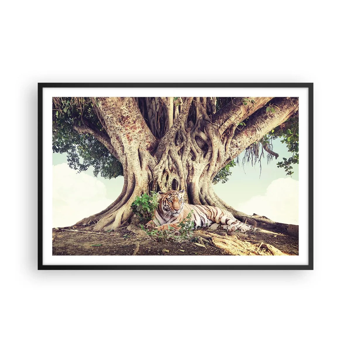 Affisch i svart ram - Vi från Första Moseboken - 91x61 cm