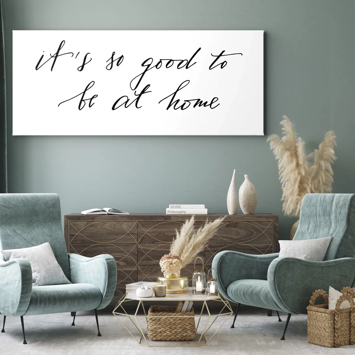 Canvastavla - Bild på duk - Hela sanningen - 120x50 cm