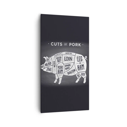 Canvastavla - Bild på duk - Styckarens ABC - 55x100 cm