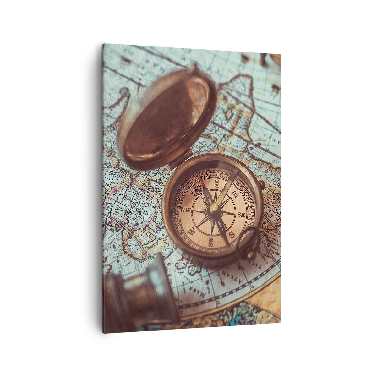 Canvastavla - Bild på duk - För äventyrare - 70x100 cm