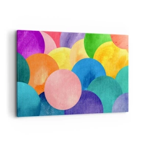 Canvastavla - Bild på duk - Full av liv - 120x80 cm