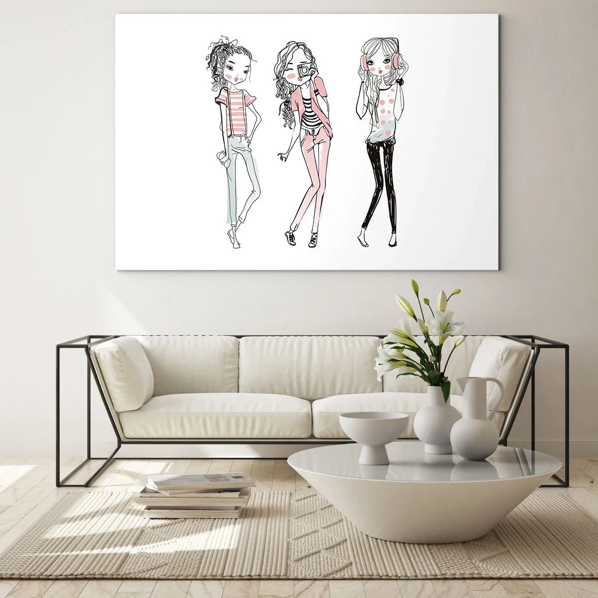 Glastavla - Bild på glas - Det blir kul - 120x80 cm