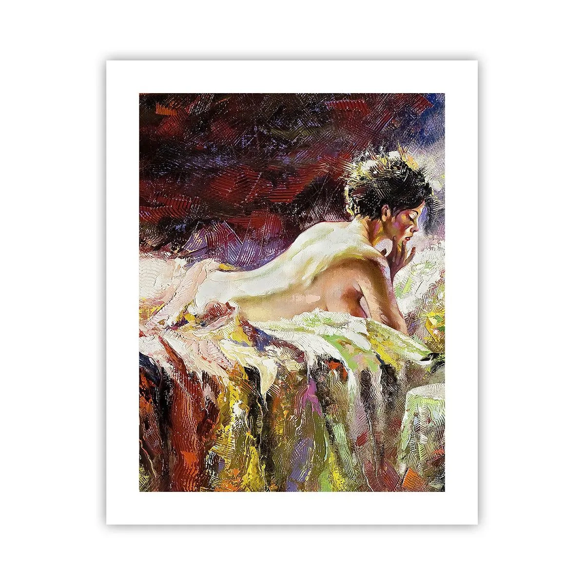 Affisch - Venus försänkt i sina tankar - 40x50 cm