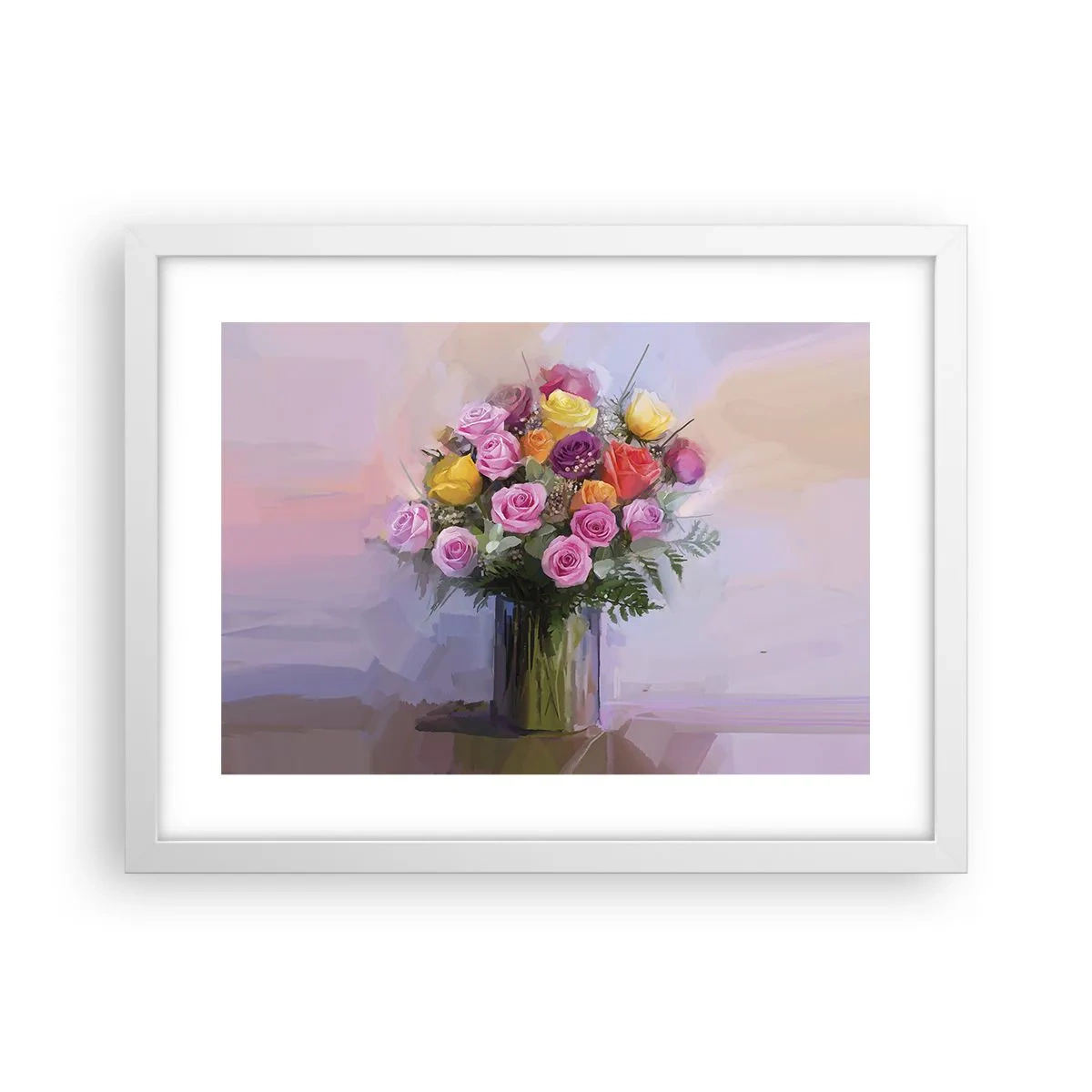 Affisch i vit ram - Stoppad skönhet - 40x30 cm