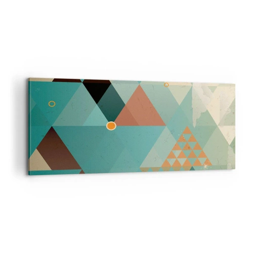 Canvastavla - Bild på duk - Mångfaldens enighet, enighetens mångfald - 100x40 cm