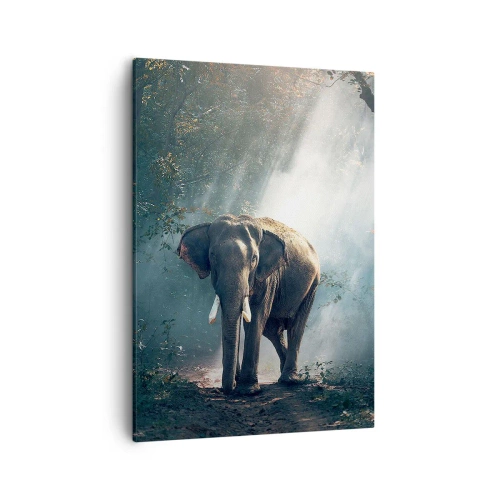 Canvastavla - Bild på duk - Lugn promenad - 50x70 cm