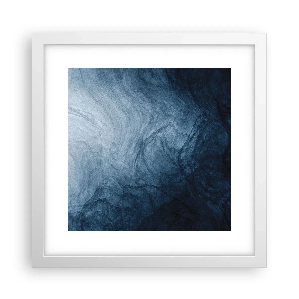 Affisch i vit ram - Nå djupt in - 30x30 cm