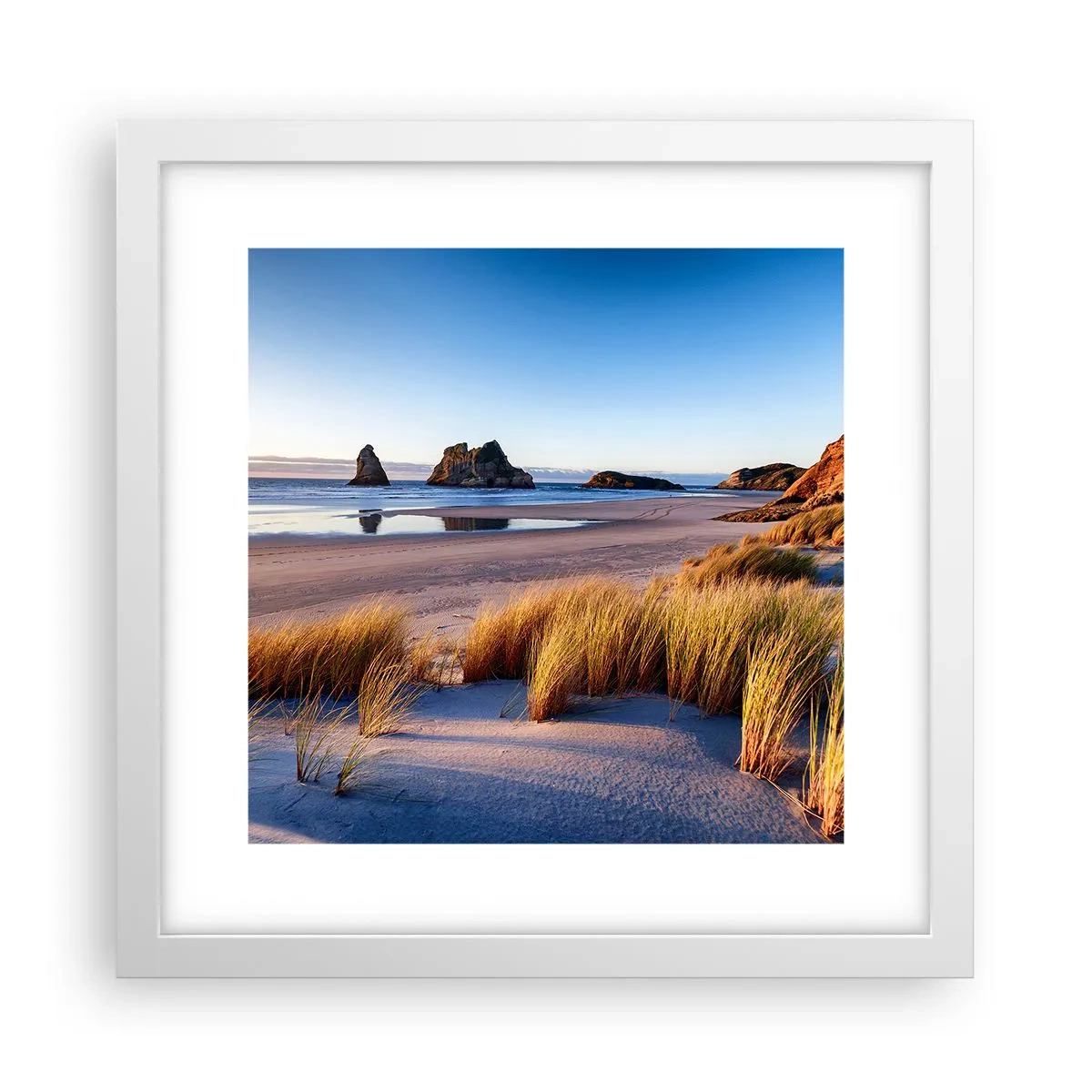 Affisch i vit ram - För fredssökare - 30x30 cm