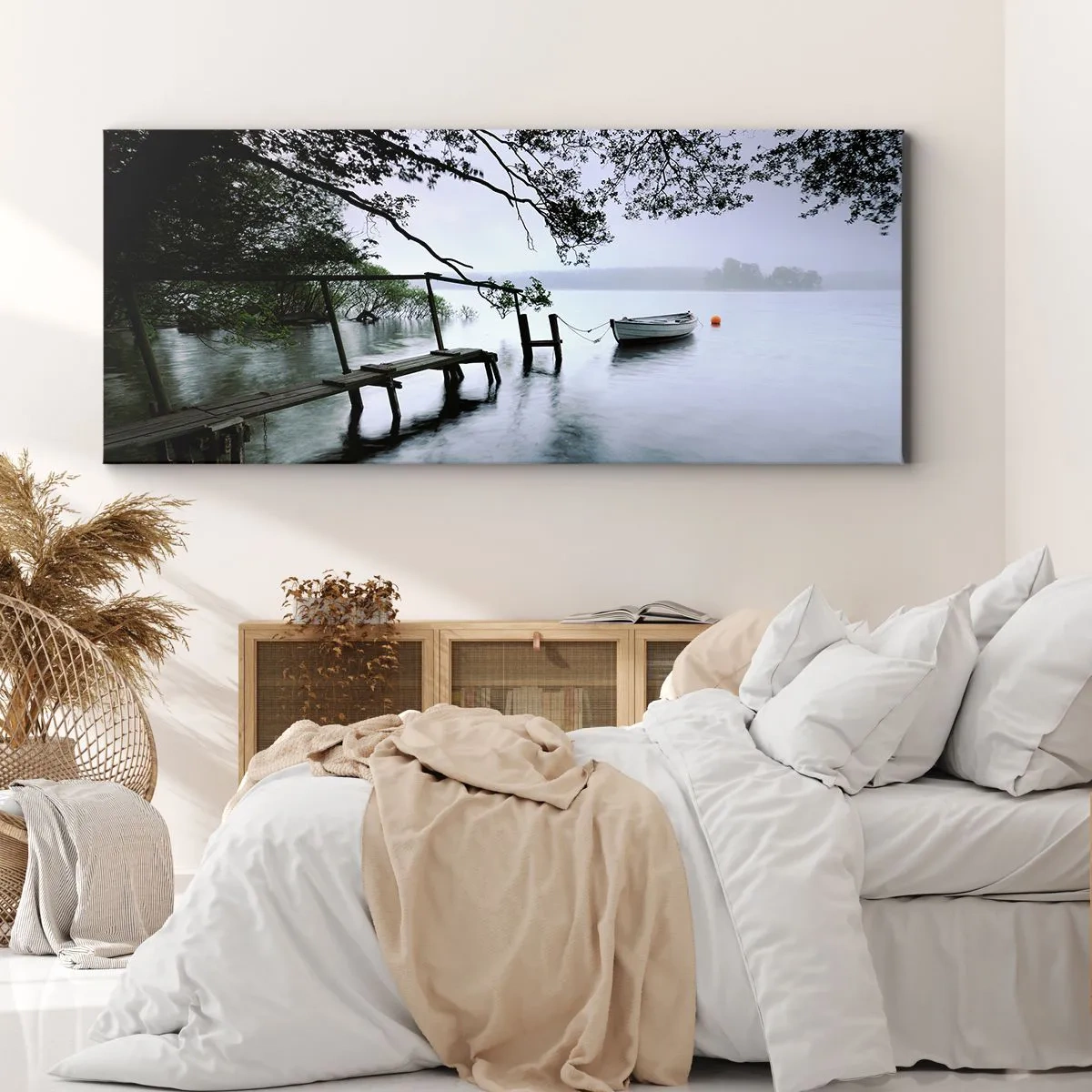 Canvastavla - Bild på duk - Så kopplar du av - 100x40 cm