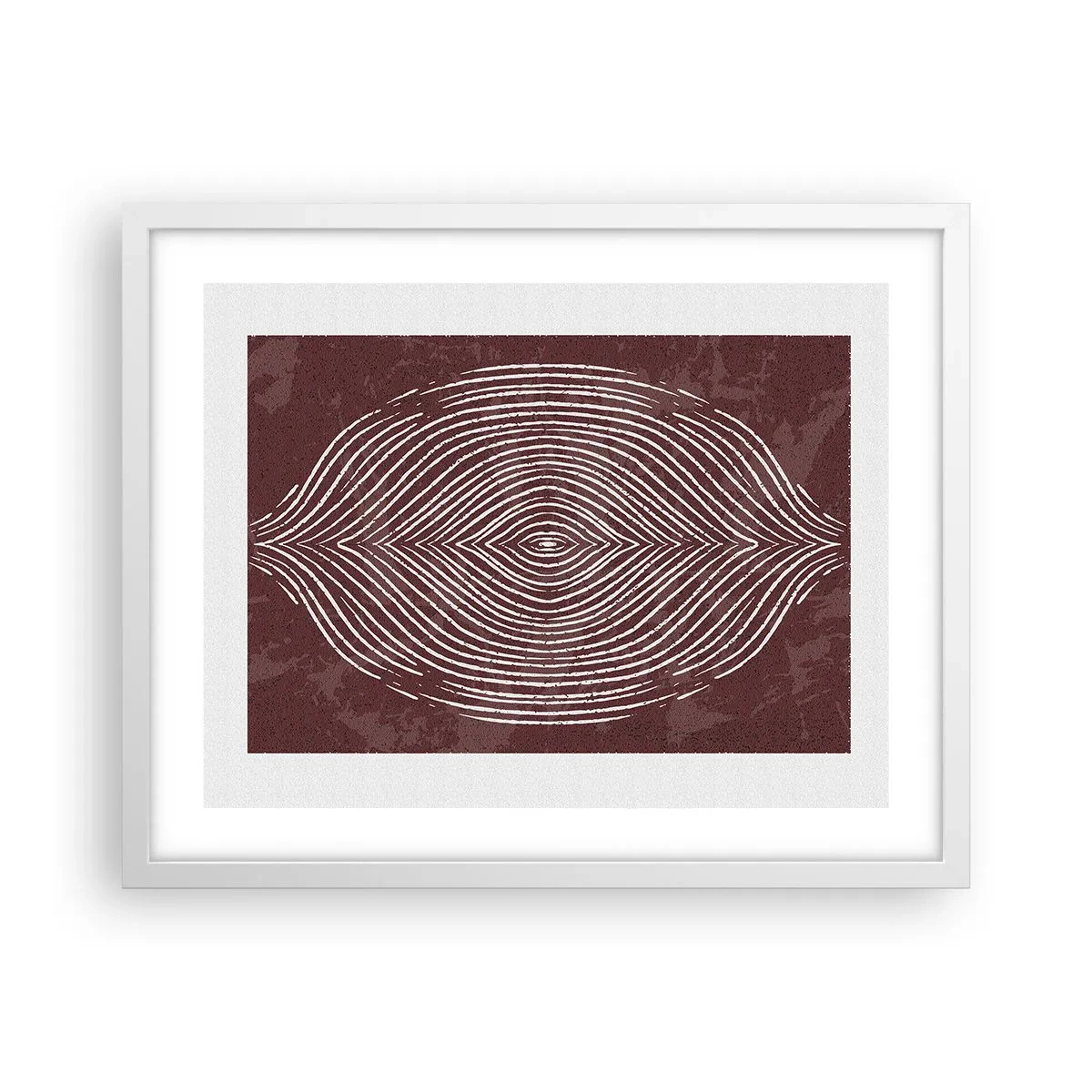 Affisch i vit ram - Rymden talar - 50x40 cm