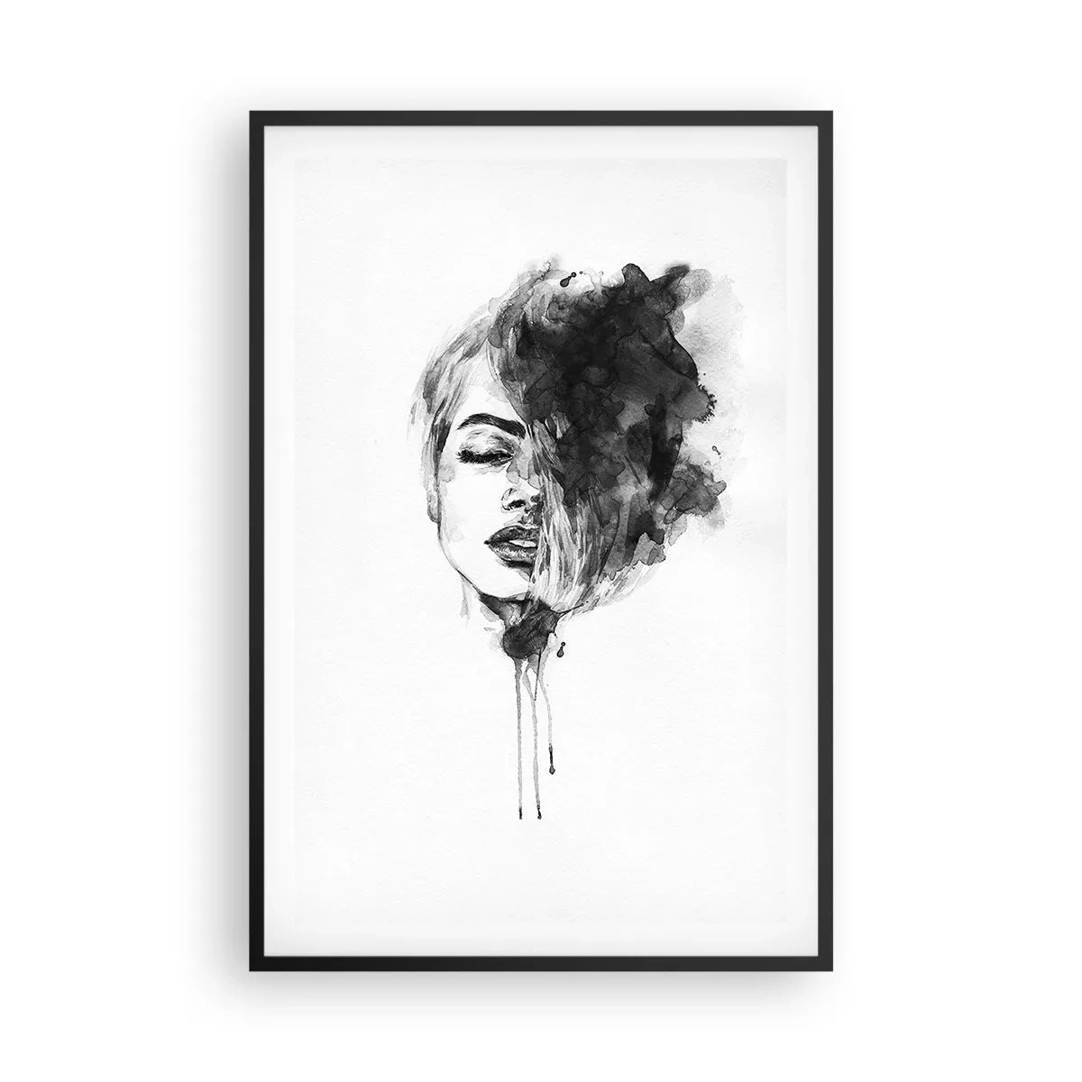 Affisch i svart ram - Vad flickan drömmer om - 61x91 cm