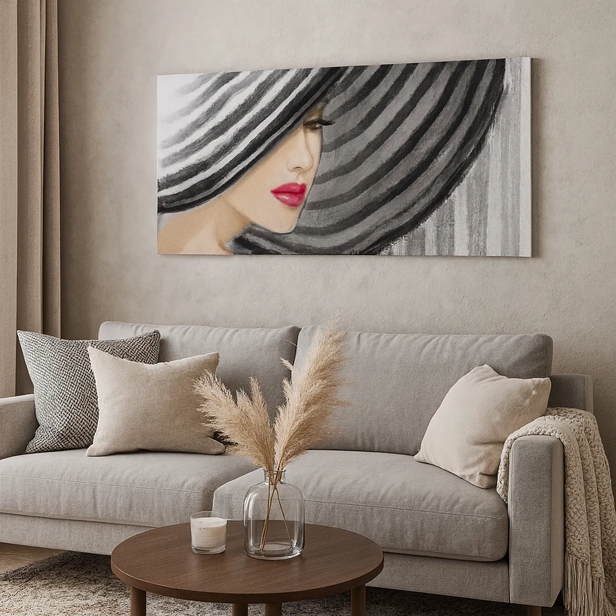 Canvastavla - Bild på duk - Var hittar jag dig? - 30x30 cm