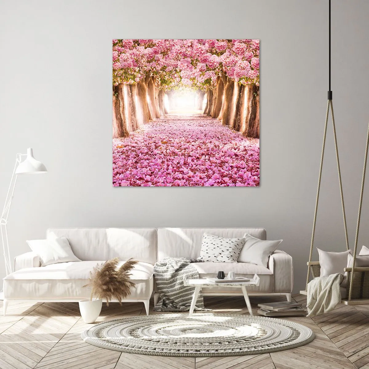 Canvastavla - Bild på duk - Vägen till paradiset - 30x30 cm