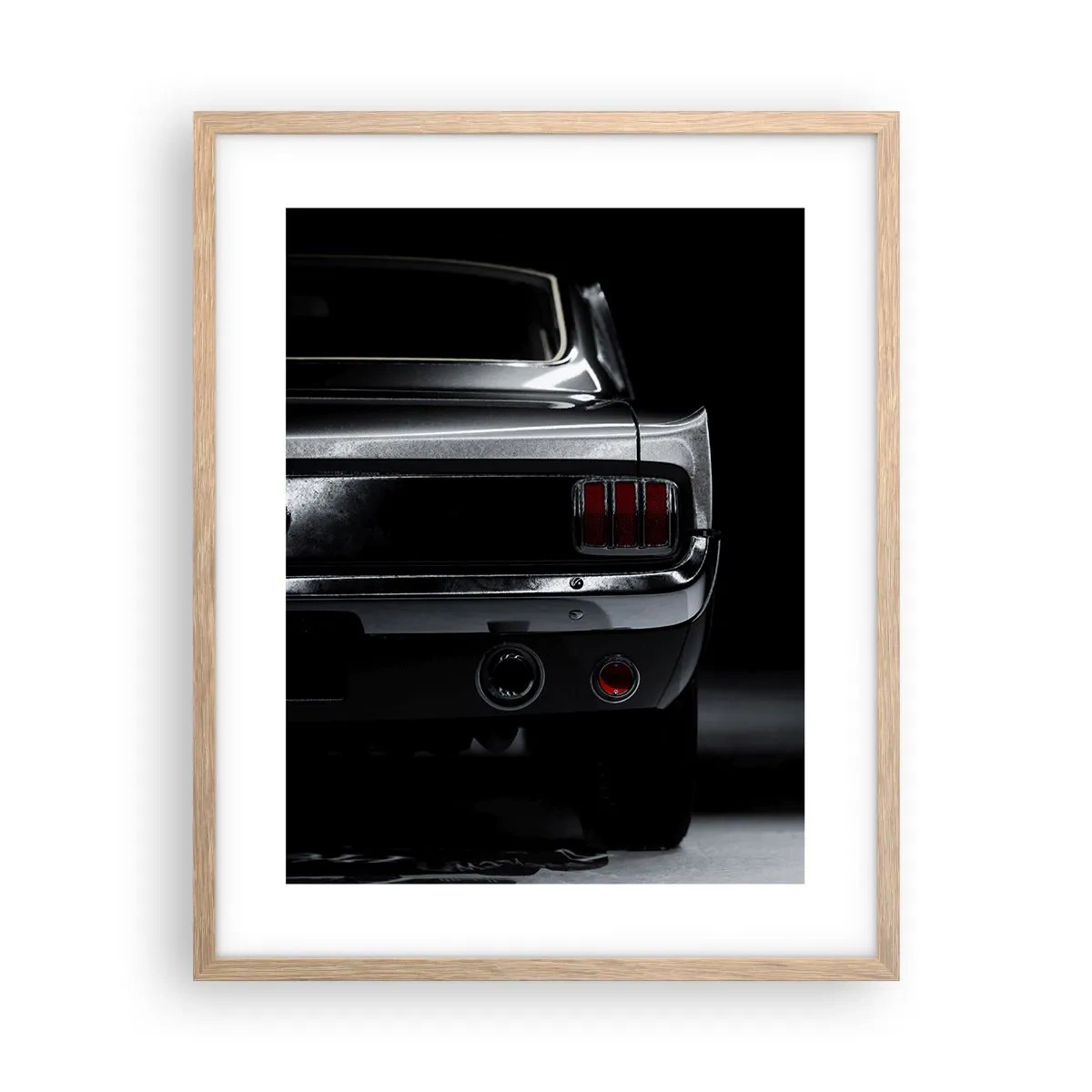 Affisch i ram av ljusek - Klassisk charm - 40x50 cm