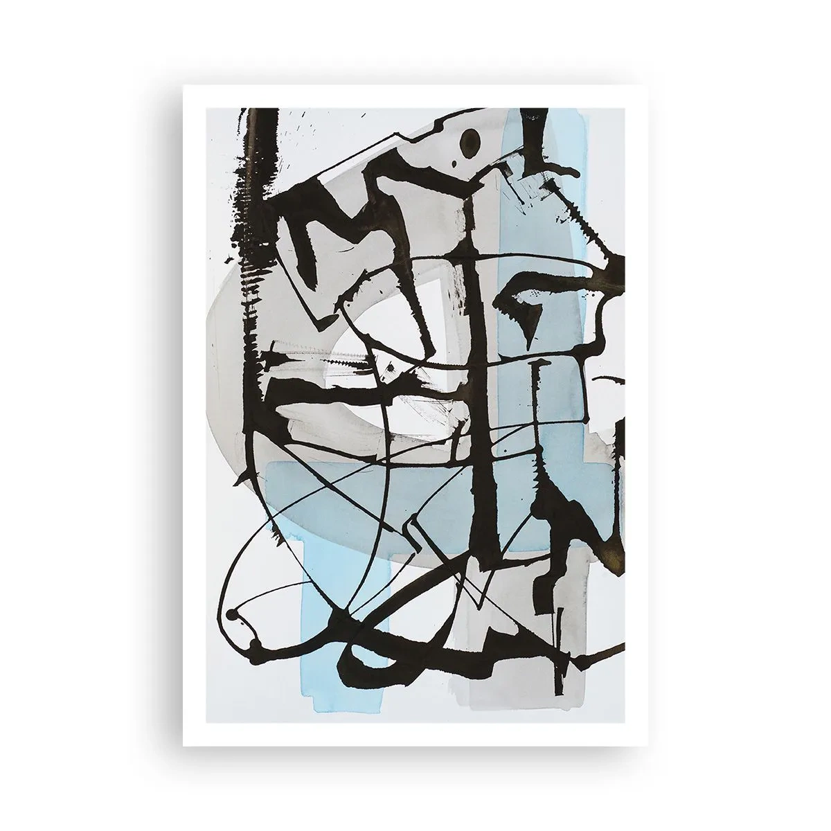 Affisch - Blått trots allt - 70x100 cm