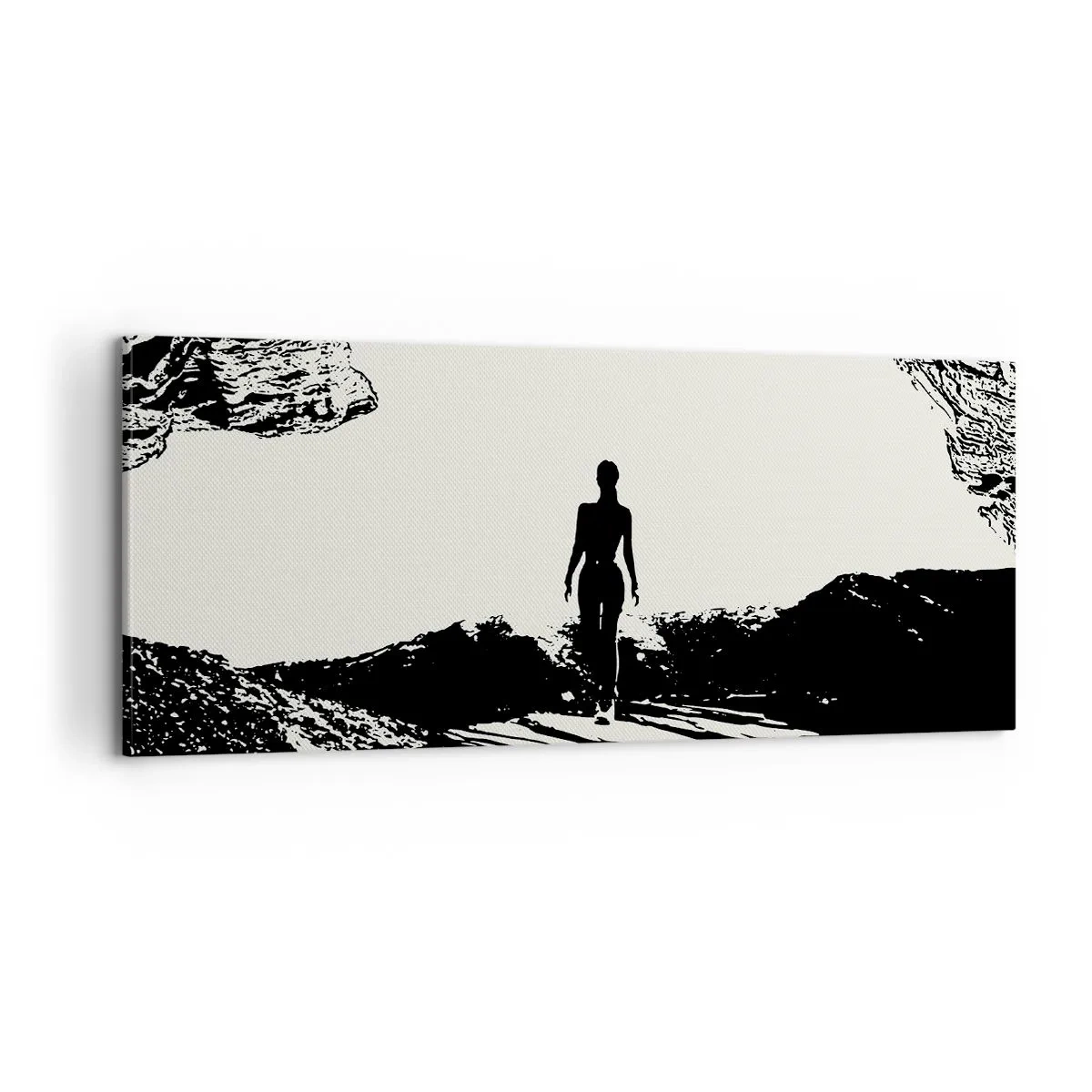 Canvastavla - Bild på duk - En ny blick - 100x40 cm