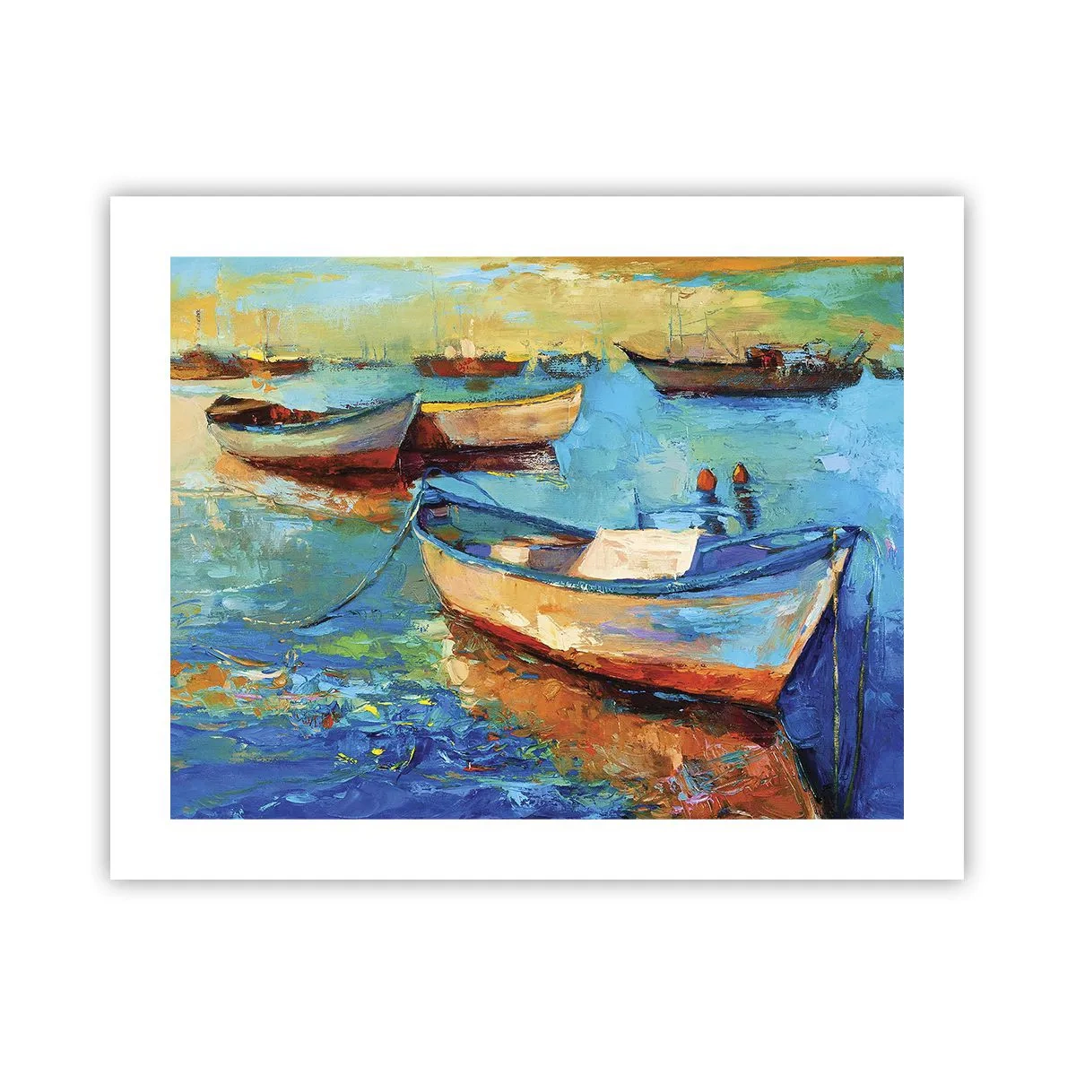 Affisch - I en sydlig vik - 50x40 cm
