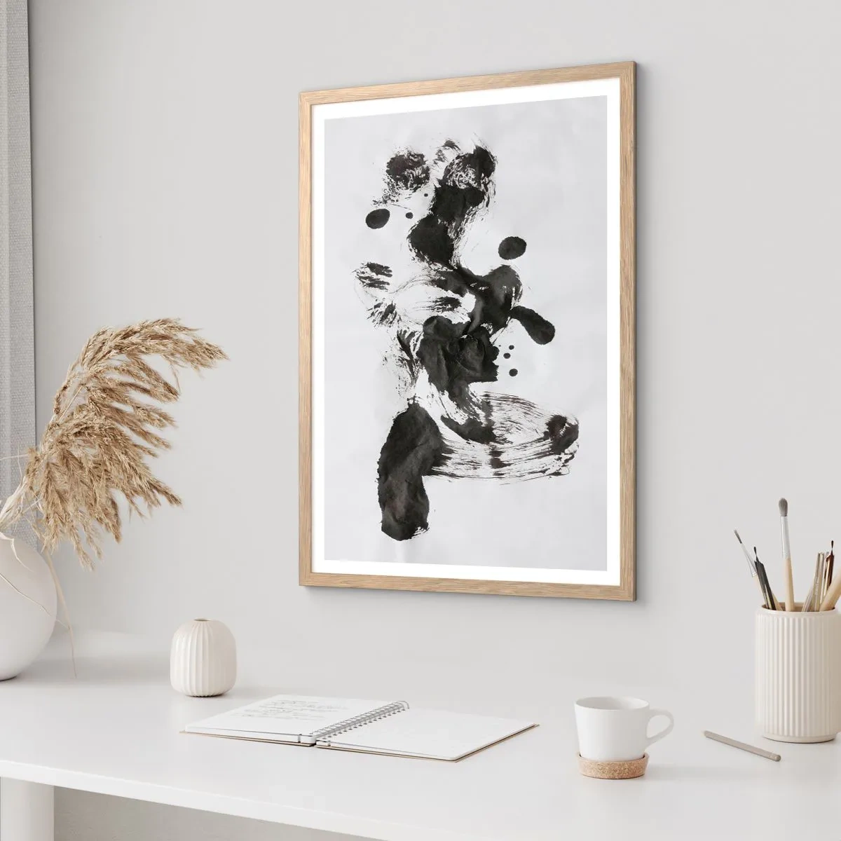 Affisch i ram av ljusek - En metod i galenskap? - 40x50 cm