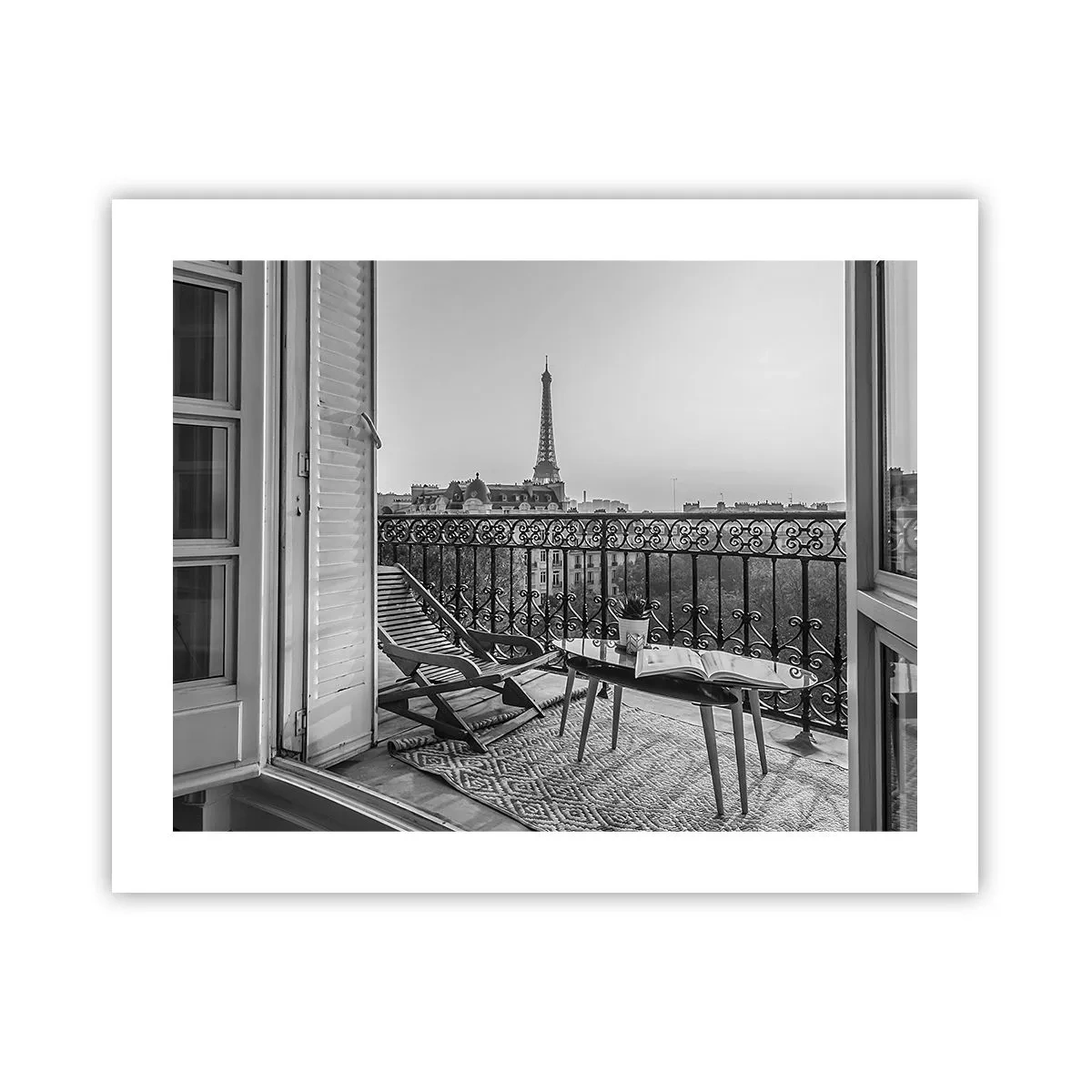 Affisch - En eftermiddag i Paris - 50x40 cm