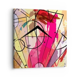 Canvastavla - Bild på duk - Explosion  - 30x30 cm