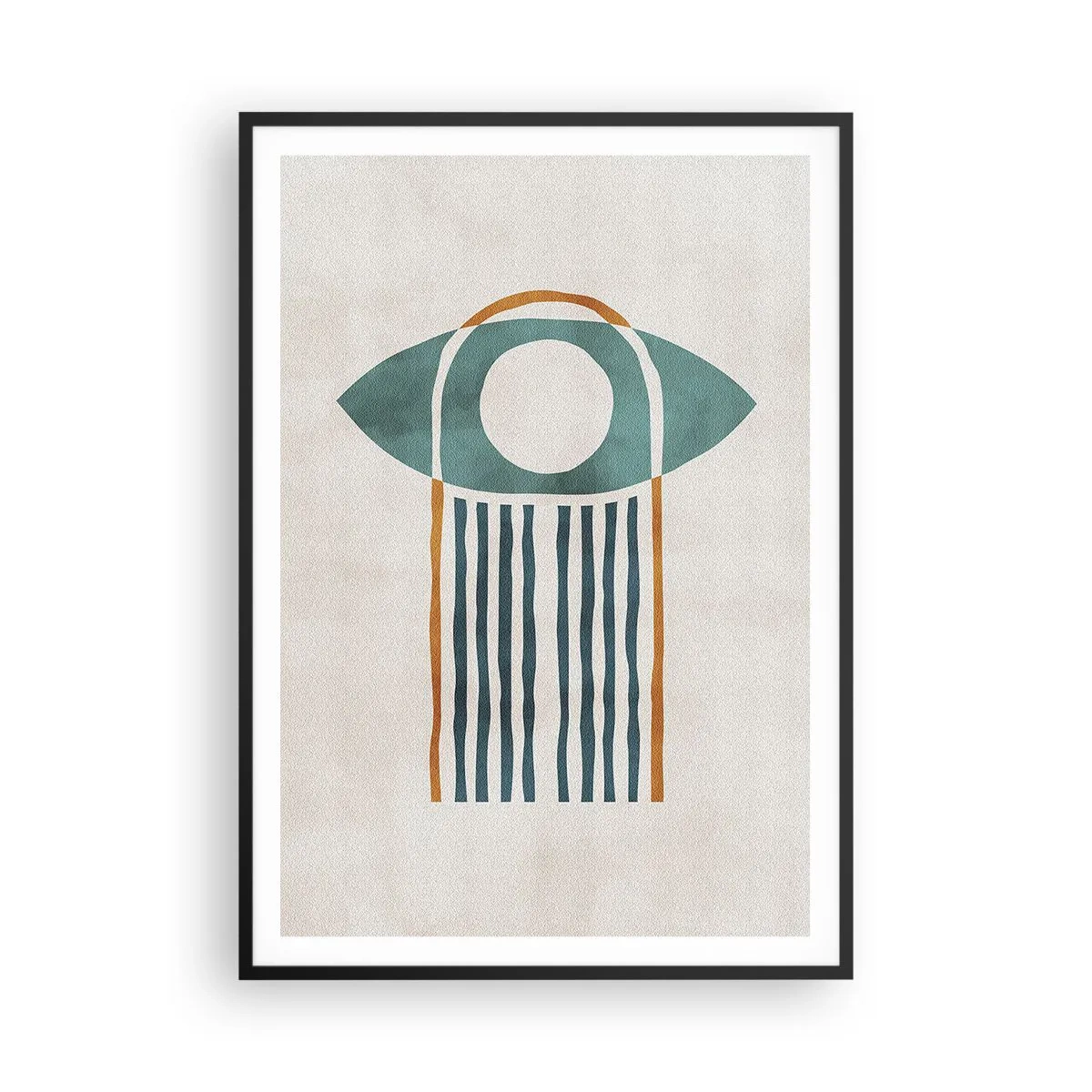 Affisch i svart ram - Tecken och ritualer - 70x100 cm