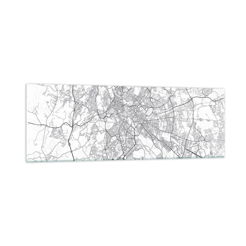Glastavla - Bild på glas - Romersk ring - 90x30 cm