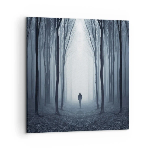 Canvastavla - Bild på duk - Och allt är enkelt och klart - 50x50 cm